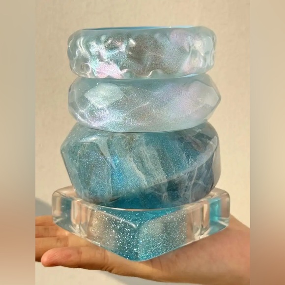 IRIS APFEL Baroque Cultured Pearl Shell Flower Art Circle opal antique - Picture 16 of 16